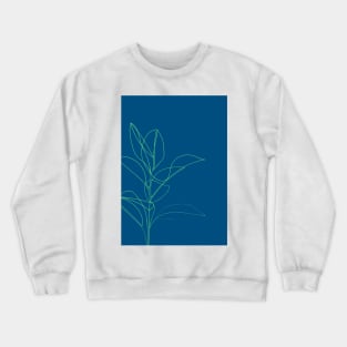 Rubber Plant ( blue ) Crewneck Sweatshirt